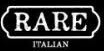 RARE Italian logo