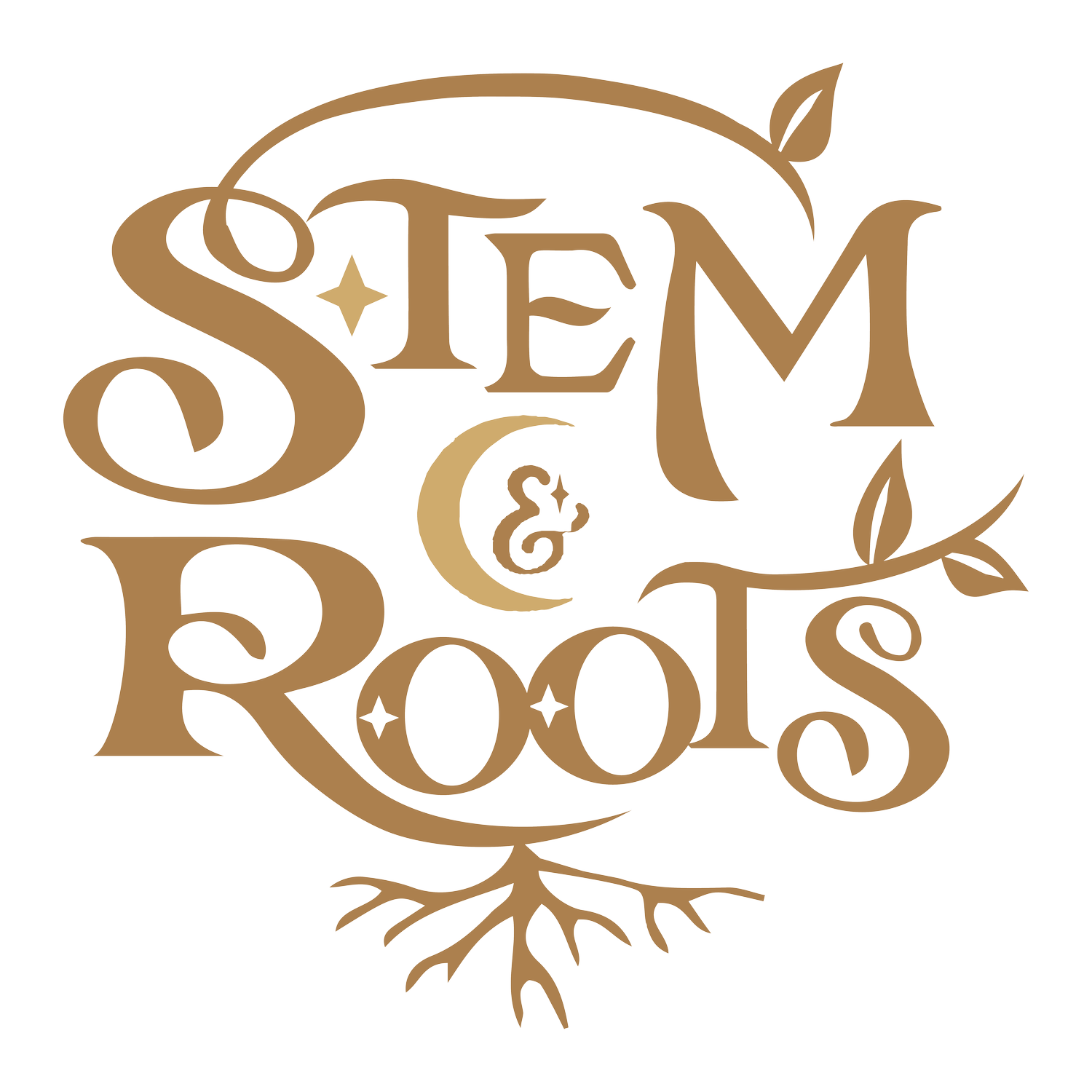 Stem and Roots: House Plant Boutique logo