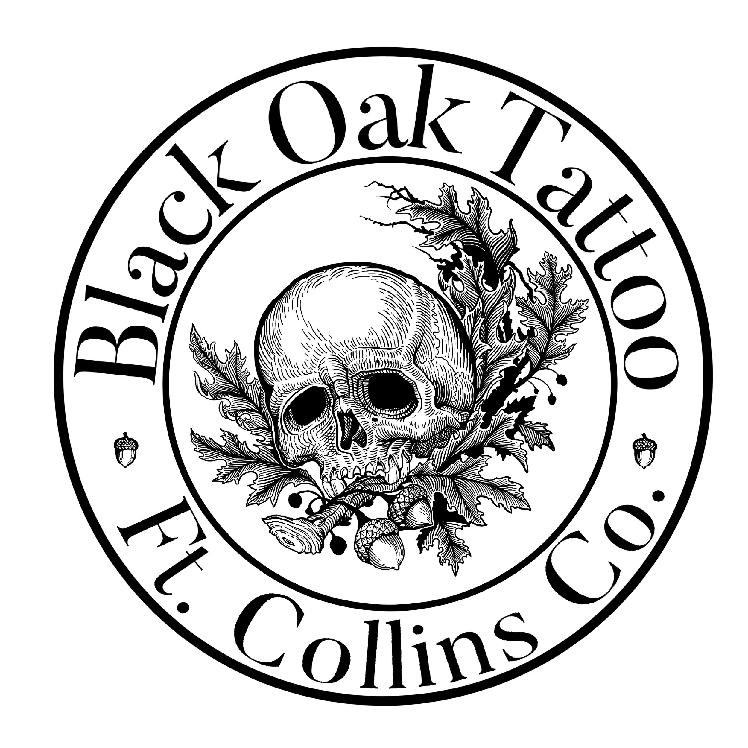 Black Oak Tattoo logo